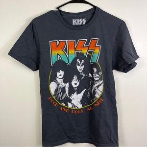 Kiss Rock Band TShirt Adult Sz Small Hard Rock Glam Metal